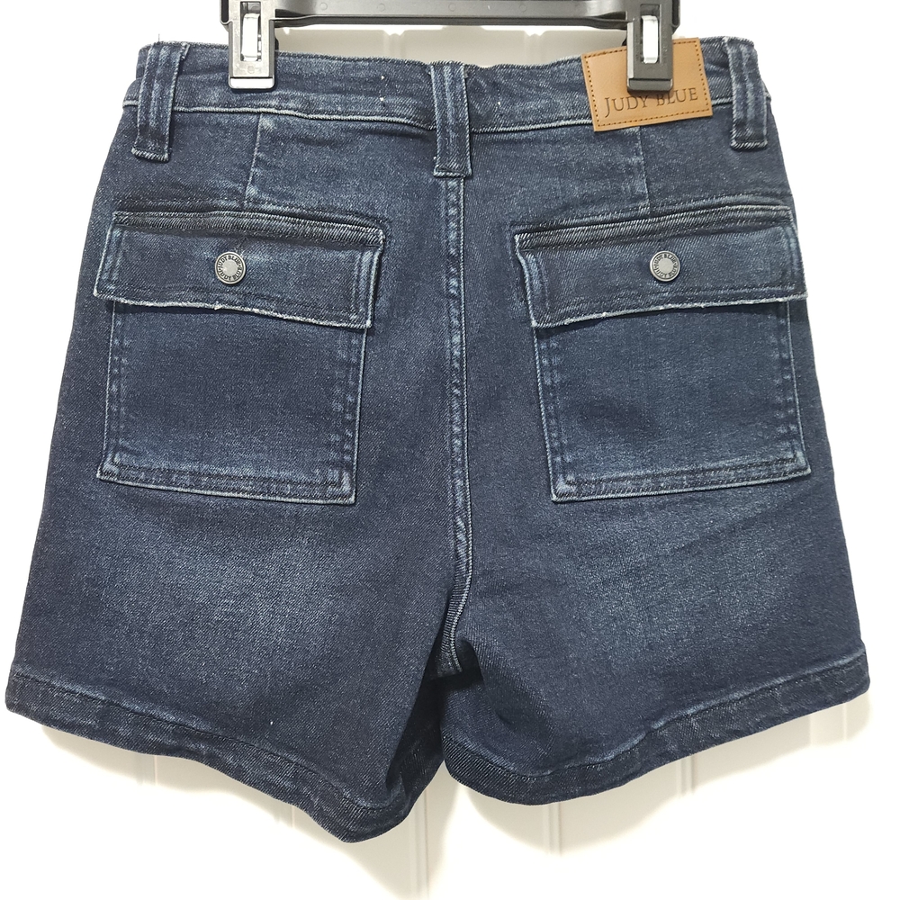 Judy Blue Women's Dark Wash Jean Shorts